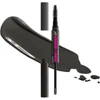 Nyx Zero To Brow Longwear Brow Gel 2 ml - 08 Black