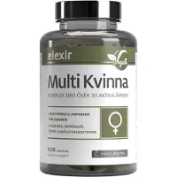Elexir Pharma Multivitamin Kvinna 120 kapsler