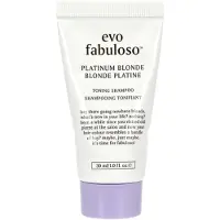 Evo Fabuloso Platinum Blonde Toning Shampoo 30 ml