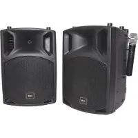 Qtx PAV10 Portable PA Set with UHF Mics & Bluetooth