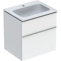 Geberit Møbelsæt iCon smal 2 skuf 60x63 hvid mat