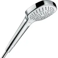 Hansgrohe Croma Select E Multi håndbruser 3 stråler krom/hvid