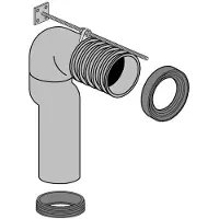 Villeroy & Boch VB Klosettilsl. Variab. - 80-150mm Hvid