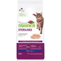 Trainer Natural Cat Sterilisert hvitt kjøtt fra Natural Trainer - 10 kg