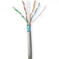 Nedis Stranded F/utp Cca 50 M Indoor Pvc Cat6-spole Nettverkskabel