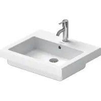Duravit Vero vask 55 cm til nedfældning med hanehul