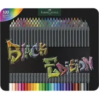 Faber-Castell Svarte Utgave Fargeblyanter 100 Enheter