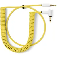 MyVolts Candycords 3.5mm Straight-Angled Coil Cable 65cm Pineapple