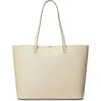 Ralph Lauren for woman. 431911655015 Karly beige cross body leather tote bag (OSFA), Casual