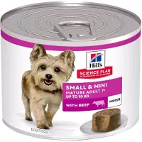 Hill's Pet Nutrition Mature Small og Mini Mousse - Storfe (24 x 200 g)