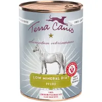 Terra canis Alimentum Veterinarium lavmineralsk diett 6 x 400 g - Hest