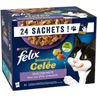 Felix Latz "Sensations"-poser 24 x 85 g - Blandet utvalg i gelé
