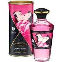 Shunga Aphrodisiac Warming Oil Raspberry Feeling – Shunga