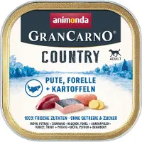 Animonda GranCarno Økonomipakke Adult Country 44 x 150 g - Kalkun, Ørret & Potet