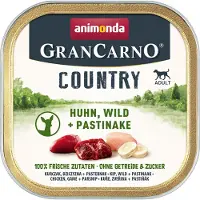 Animonda GranCarno Økonomipakke Adult Country 44 x 150 g - Kylling, Vilt & Pastinakk