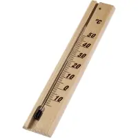 Hama - Termometer - analog - bøktrefarge