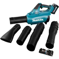 Makita UB001GM101 - Løvblåser - trådløs - 40 V - 4 Ah - 0-20000/23000 rpm - 0-960 m³/t - 53-64 m/s - 3.69 kg