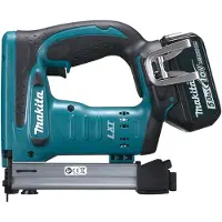 Makita DST221 - Stiftepistol - trådløs - 2 batterier, inkludert lader - 18 V