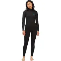 Billabong Synergy 3/2 Mm Dame Våtdrakt I Neopren Med Lange Ermer Og Glidelås På Ryggen