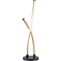 Paul Neuhaus LED-bordlampe Polina, gull, metall, dimbar