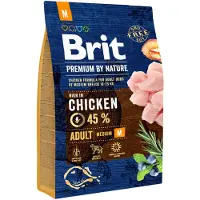 Brit Premium By Nature Voksen Hundemat Lønnkylling Og Mais Hundemat 15kg
