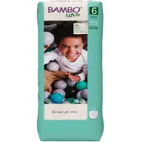 Bambo Nature Børneble, bukseble, miljømærket, Pants, 6, tall pack, (Tall) - (3 stk.)