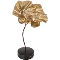 Slamp LaFleur LED-bordlampe, oppladbart batteri, fløyel