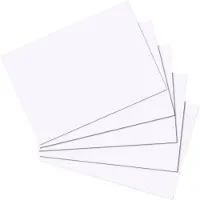 Herlitz 10621423, Hvit, A6, 170 g/m², 100 stykker