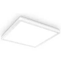 B.K. Licht LED-panel Eki, 29 x 29 cm, hvit, trinnvis dimbar, bakgrunnsbelysning, 4000 K