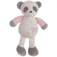 Creaciones Llopis Ekstra Myk Baby Panda Rosa Teddy 28 Cm