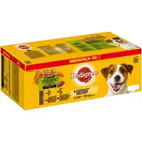 Pedigree Våtfôr Med Oksekraft For Vital Beskyttelse Til Hund 100g 40 Enheter