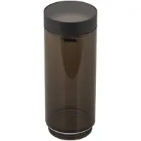 LINDBY sokkellampe Statius, antrasitt/klar, jern, 45 cm