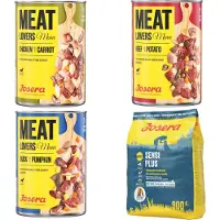 Josera Meatlovers Pure 6 x 400 g - Blandet pakke
