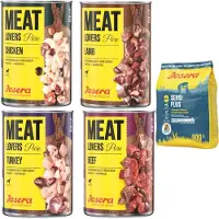 Josera Meatlovers Pure 6 x 800 g - Blandet pakke