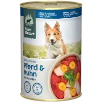 Pure Nature Adult 6 x 400 g - Hest & Kylling
