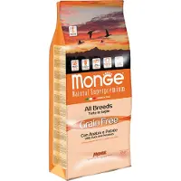 Monge Grain Free Dog Monge Natural Superpremium Grain Free All Breeds Duck & Potato (alle raser) - Økonomipakke: 2 x 12 kg