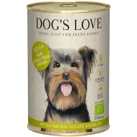 Dog´s Love økologisk 6 x 400 g - øko-Kylling