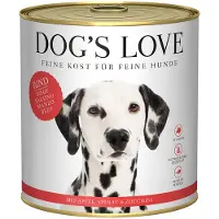 Dog´s Love Adult 6 x 800 g - Storfe