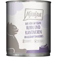 MjAMjAM Duo 6 x 800 g - saftig kylling og kanin med dampet gresskar