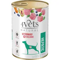 4vets Natural Hund Hepatic 400 g - 12 x 400 g