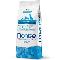 Monge Natural Superpremium All Breeds Light Laks og ris til alle raser - 12 kg