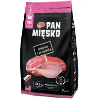 PAN MIĘSKO XS Puppy kalv med vaktel - 2 x 9 kg