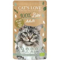 Cat's Love Økonomipakke økologisk 12 x 100 g - øko-and
