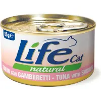 Life Cat Wet LifeCat Adult Tunfisk og reker for voksne - 6 x 85 g