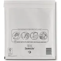 ABC-led Boblekonvolutt Mail Lite E2 220x260 mm hvit, 100 stk.