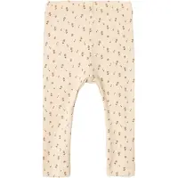 Lil´ Atelier Lil' Atelier Leggings - NbfGago - Noos - Tåke m. Blomster - - 74 - Leggings