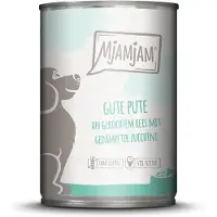 MjAMjAM Økonomipakke Adult hund 12 x 400 g - kalkun med kokt ris