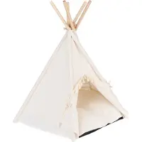 Modern Living kattetelt Lima - L 76 x B 73 x H 74 cm, creme
