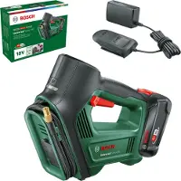 Bosch Universal Pump 18V, Sykkel, Bil, Universell, 10,3 stang, 30 l/min, Grønn, Plast, Gummi, 0 - 150 psi
