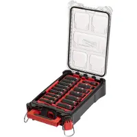 Milwaukee IMPACT topnøkkelsett 1/2 16 deler PACKOUT